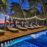 The Casa Teresa luxury villa pool night view